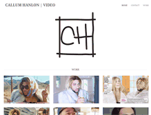 Tablet Screenshot of callumhanlon.com